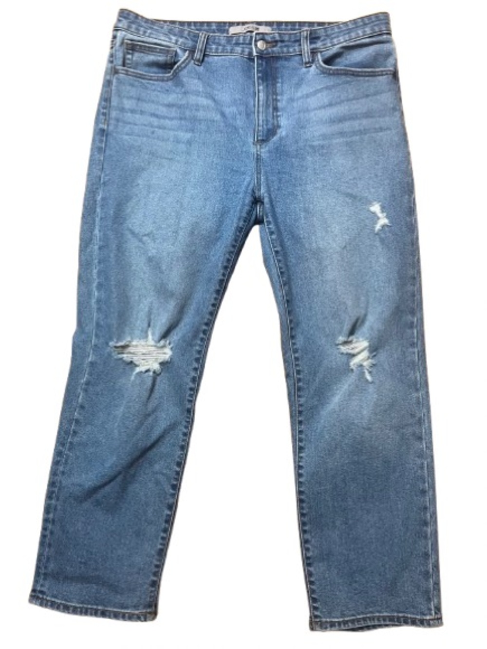Joe’s Distressed Straight Leg Blue Jeans Size 31